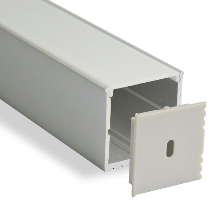 Square Aluminum LED Channel For 32mm 5050 Triple Row LED Tape Lights Square Aluminum LED Channel For 32mm 5050 Triple Row LED Tape Lights